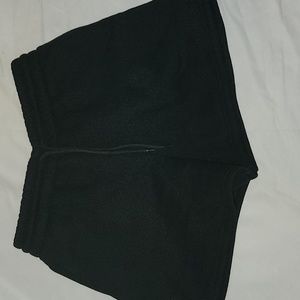 White Fox, Medium, Black Lounge Shorts